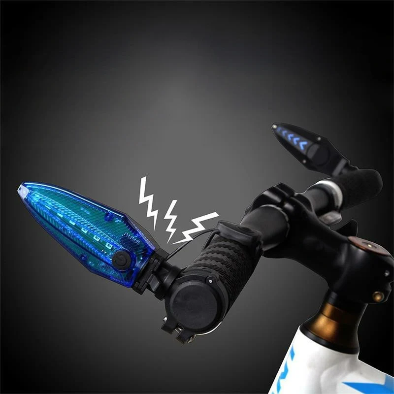 LED Highlight Speaker Pair Safety Waterproof Warning Light Alarm Accessories Bicycle Lamp Grip | Спорт и развлечения