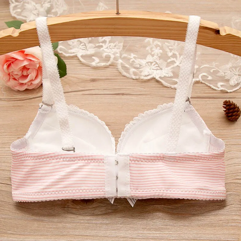 Милый японский бюстгальтер для девушек без стальных колец с маленькой грудью