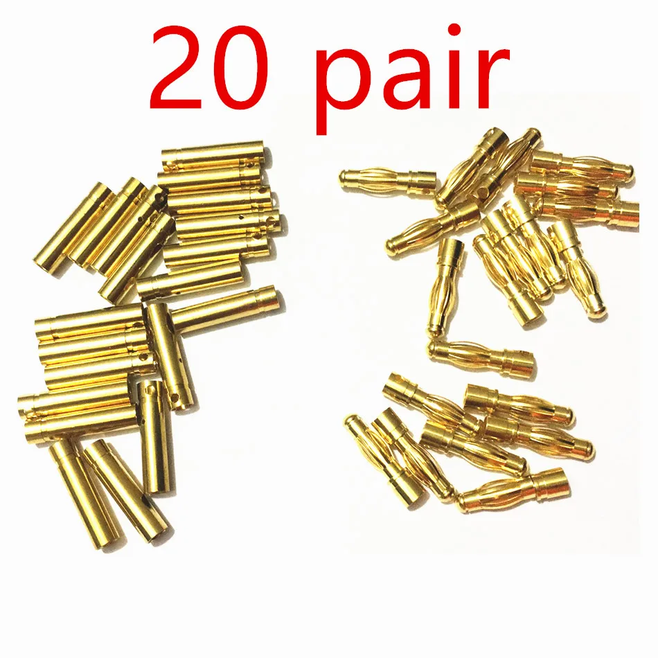 4 0 мм встроенная аккумуляторная батарея (20 пар)|bullet connector|connector batterybattery plug connector |