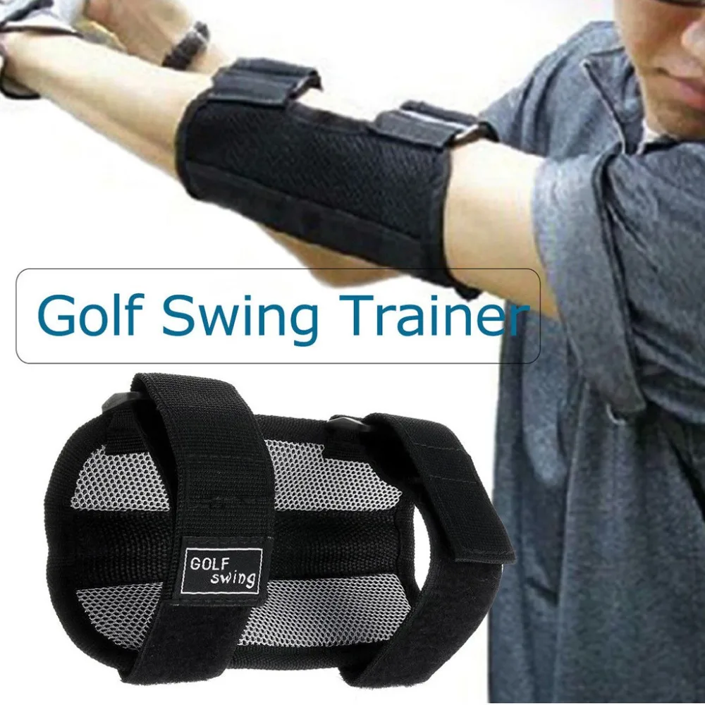 

Golf Swing Training Aid Elbow Support Corrector Wrist Brace Practice Tool in golf training aids
