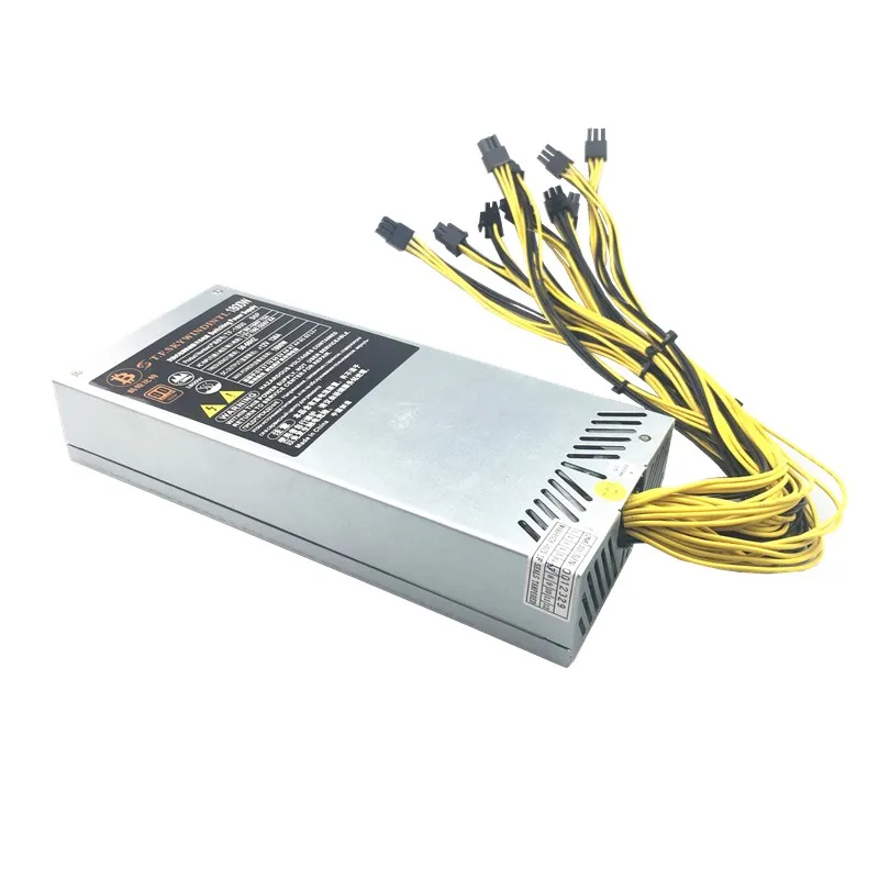 Блок питания 1U для майнинга блок ПК 1800 Вт 6P биткоинов Antminer S9 L3 + E3 X3 D3 S7|Блоки