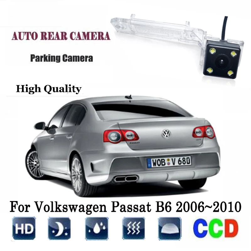 Камера заднего вида для Volkswagen Passat B6 2006 ~ 2010 CCD камера ночного видения RCA