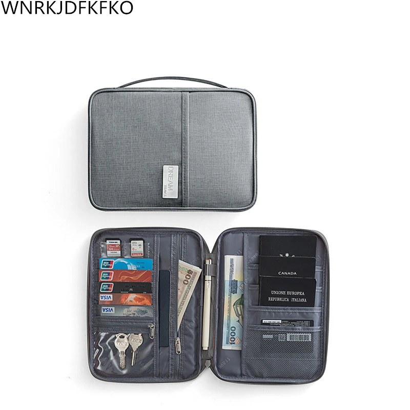 

Паспорпосылка пакет посылка для кредитных карт, удостоверения личности, бумажник, деловой женский органайзер, аксессуары для путешествий п...