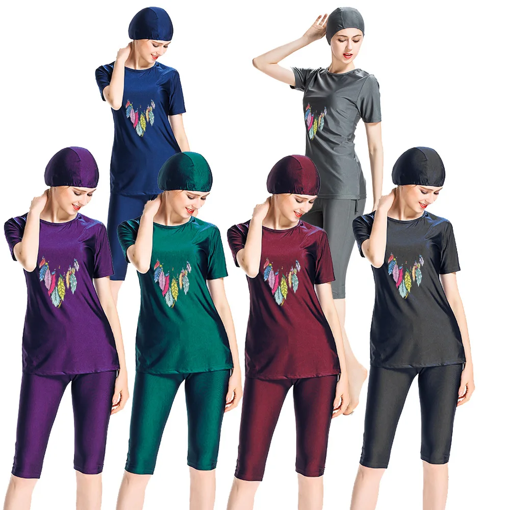 _ 2019 г. Burkinis Мусульманский купальник для женщин и девушек мусульманский хиджаб