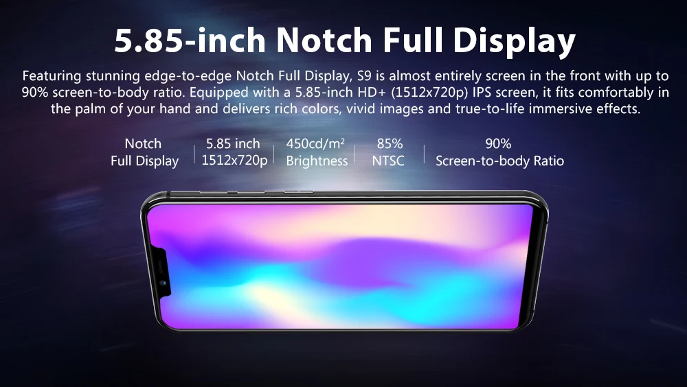LEAGOO S9 Android 8,1 восьмиядерный смартфон 4 Гб ОЗУ 32 Гб ПЗУ 5,8" HD+ ips MTIK6750 13 МП Двойная тыловая камера 3300 мАч 4G мобильный телефон
