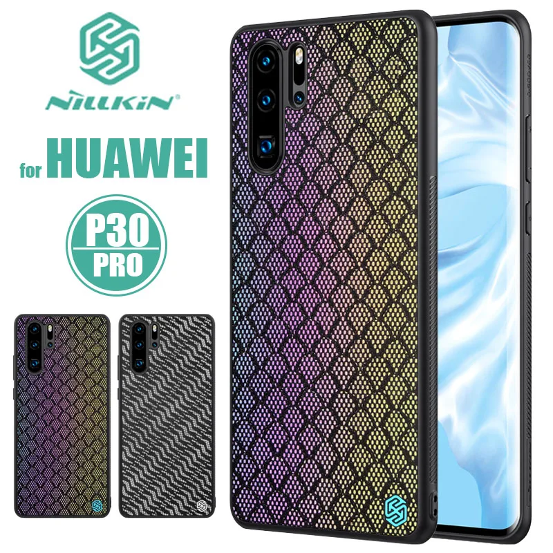 Huawei P30 Pro чехол Nillkin глянцевый динамический Силиконовый ТПУ Мягкий край ткань матовый чехол для телефона для huawei P30 Pro Nilkin задняя крышка