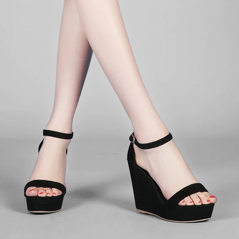 2017 новый лето новое слово полный кожаные сандалии обувь все-матч булочки опорное