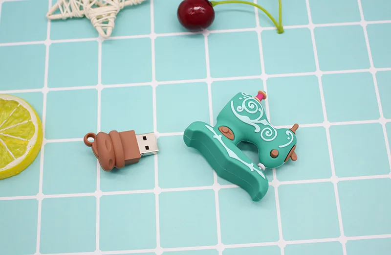 USB флеш-накопитель Reboto для швейной машины, 32 ГБ, 16 ГБ, USB 2,0, милый мультфильм, 64 ГБ, флеш-накопитель, 8 ГБ, 4 Гб, мини-флешка, карта памяти