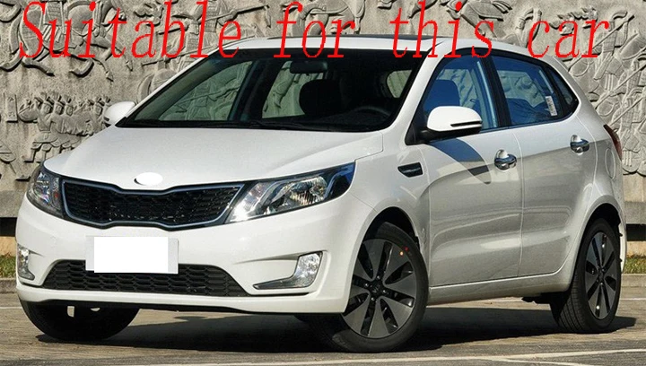 4 шт. пластиковый Наружный козырек для хэтчбека Kia K2 RIO 2011 2012 2013 2014 2015|Навесы и