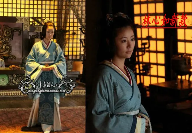 Телевизионные схемы косметологического костюма ханьфу сценическая синяя одежда