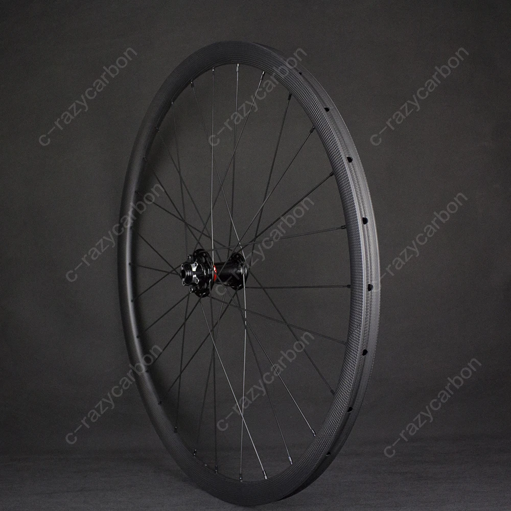 Скидка на пользовательские колеса 700c Углеродные дорожные Дисковые Тормозные 30