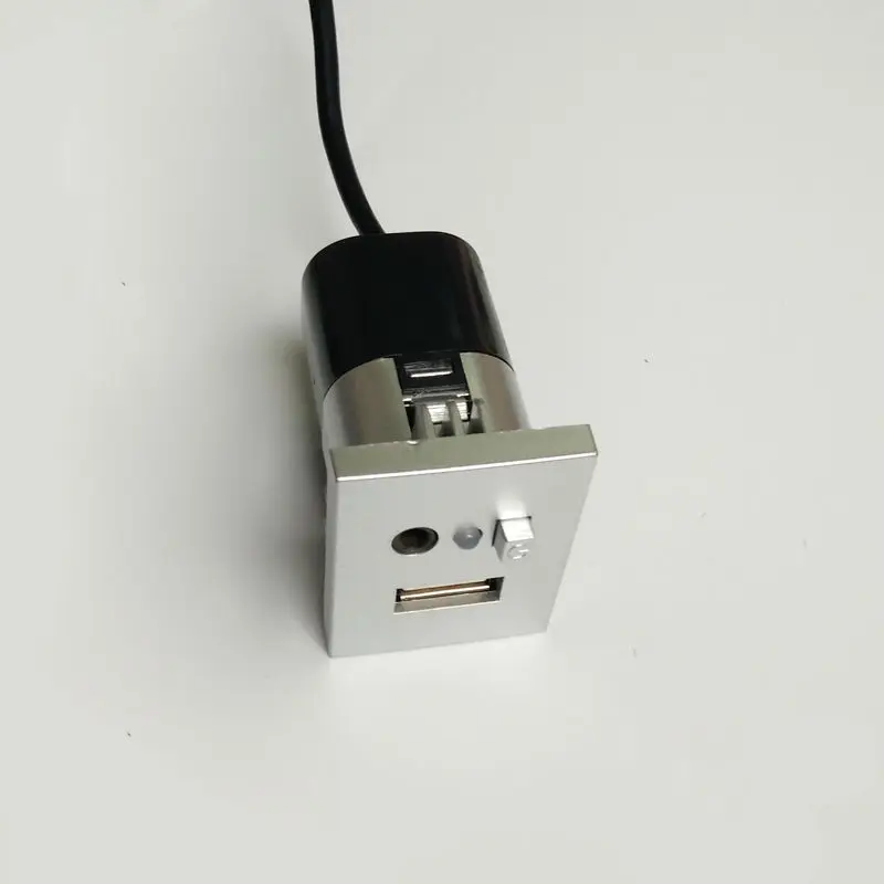 Для Ford Focus II MK2 CD-плеера 2009-2011 Автомобильные аксессуары мини-usb кабель адаптер USB 2,0 Слот интерфейс штепсельная кнопка