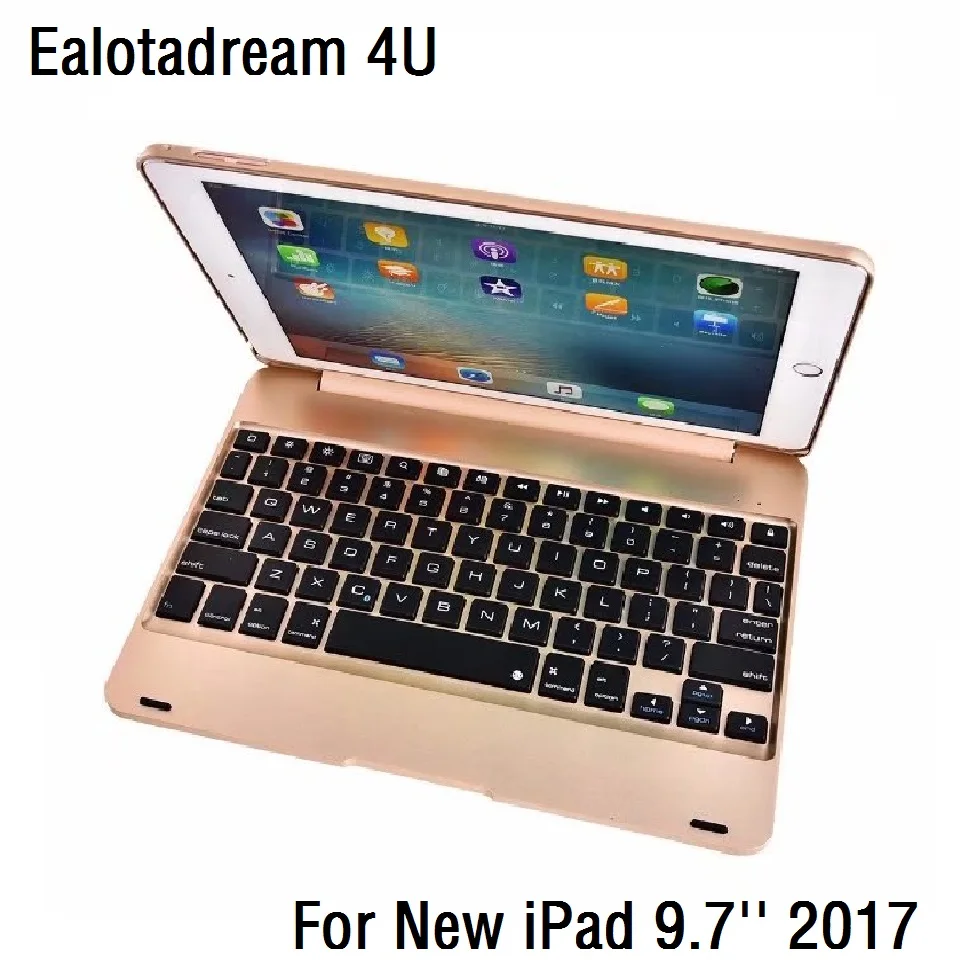 Новый тонкий для нового iPad 9 7 2017 A1822 A1823 чехол клавиатуры беспроводной Bluetooth ABS флип