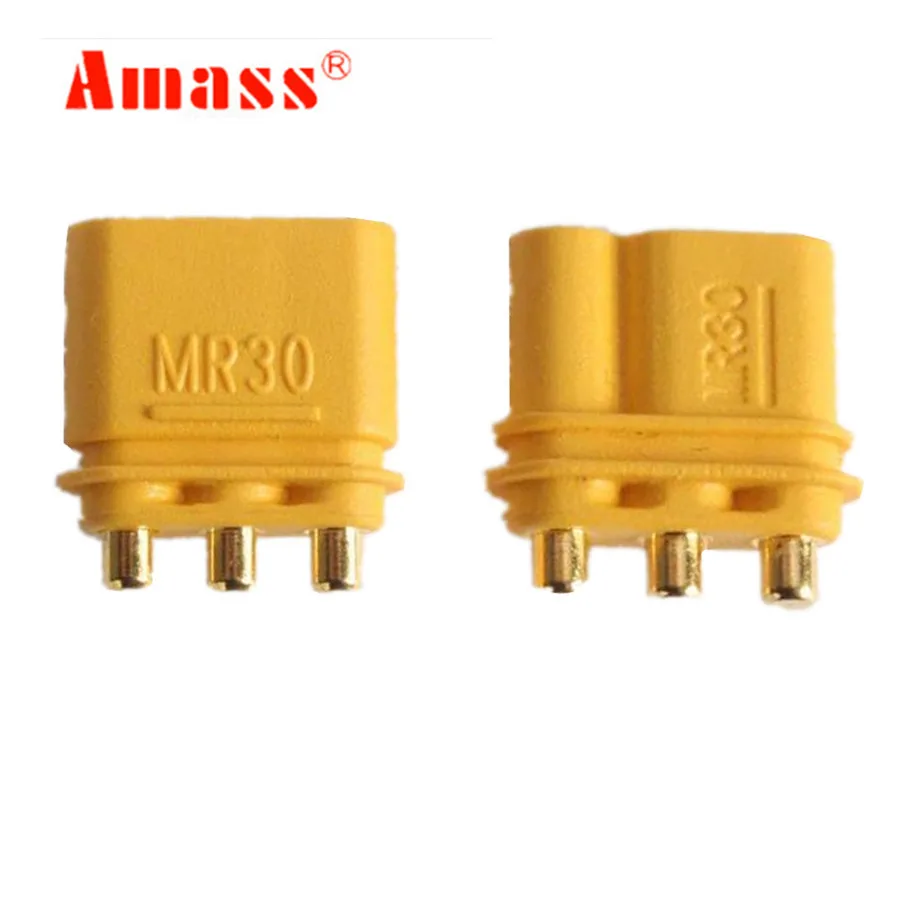 5 пар/лот Amass MR30PB мужские и женские Разъемы Вилки RC Lipo батарея скидка