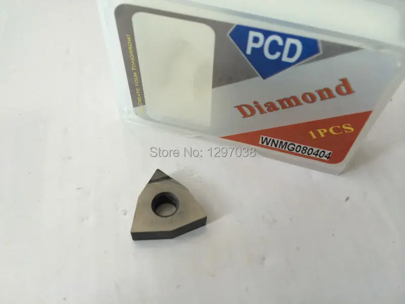 

2PCS PCD Inserts WNMG080404 PCD Suitable For Lathe Tools