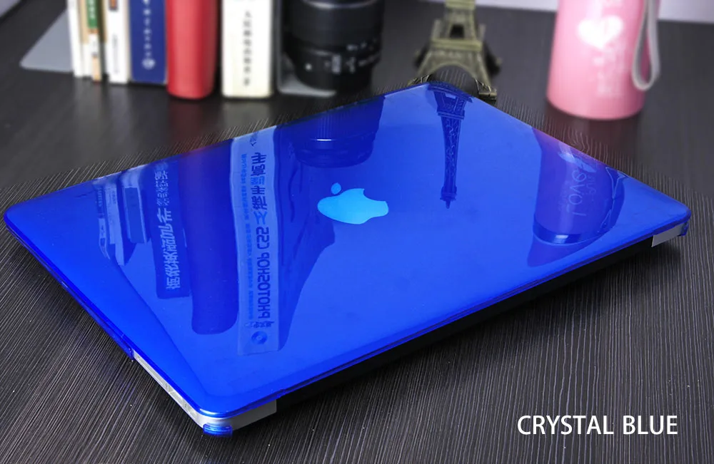 blue Для Apple Macbook Air Pro retina 11 12 13 15 дюймов чехол для ноутбука кристально матовый полный защитный чехол для Mac book Touchbar сумка оболочка - Цвет: blue