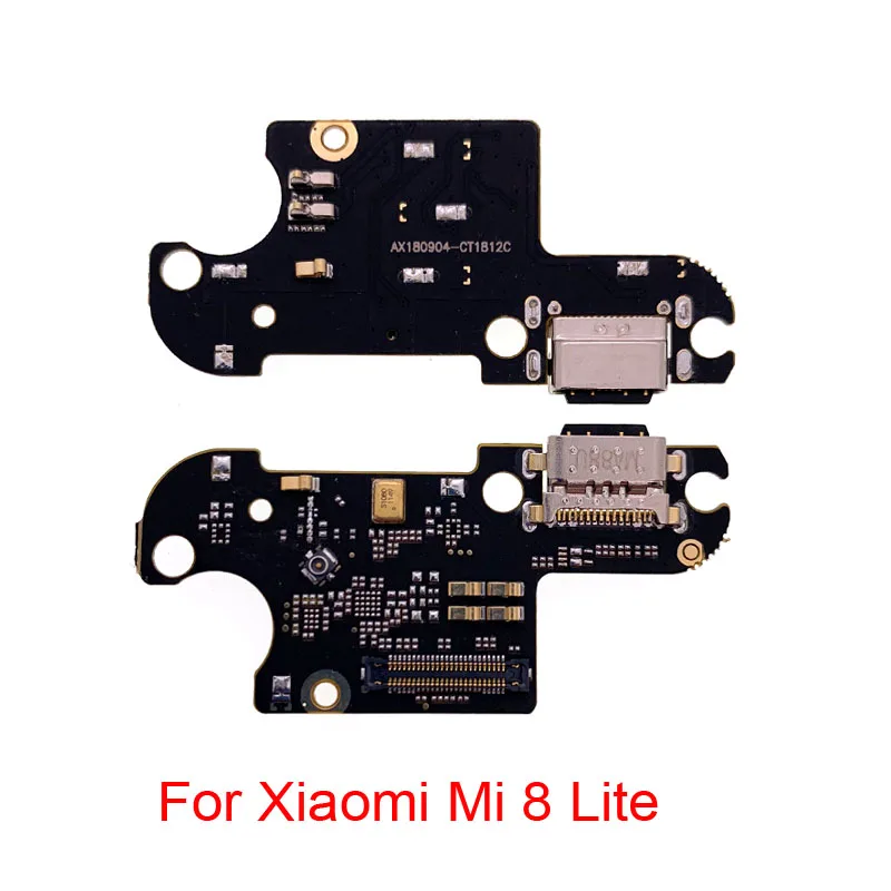 usb зарядный порт гибкий кабель для Xiaomi Mi A1 5X8 Lite 9 Se CC 9 9e 6 6X Pocophone F1 док-станция зарядное устройство с наушником - Цвет: mi 8 Lite - Copy