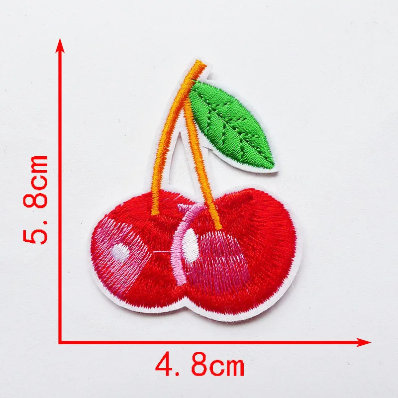 1 шт. патчи с вышивкой бананы вишни фруктов продуктов ананасов для одежды