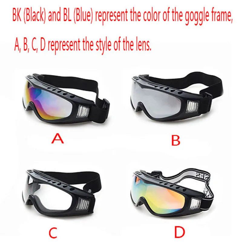 

Motocross Motorcycle Goggles ATV Off Road Dirt Bike DustProof Racing Glasses Anti Wind Eyewear MX Goggles