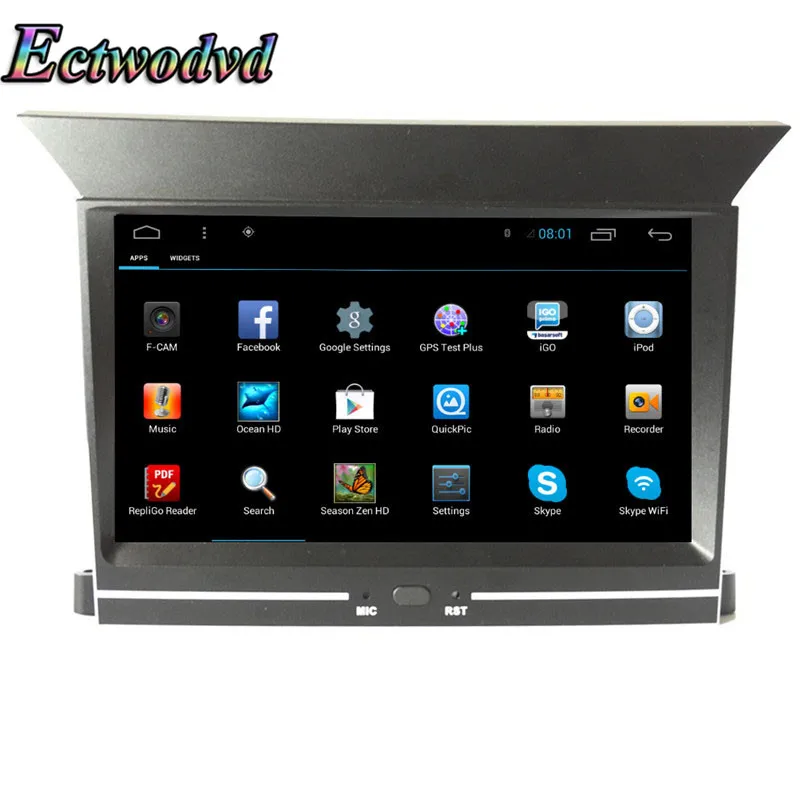 Ectwodvd 7 дюймов Восьмиядерный Android 8,1 автомобильный DVD gps-навигация, радио, стерео для Honda Pilot 2008 2009 2010 2011 2012