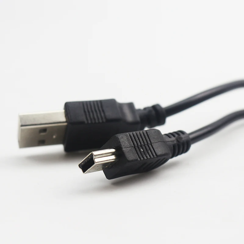 Sovawin 75 см 5-булавочный мини USB кабель для быстрой зарядки передачи и синхронизации данных передачи шнуры для катания на коньках Спорт MP3 MP4 гарнитура камерой