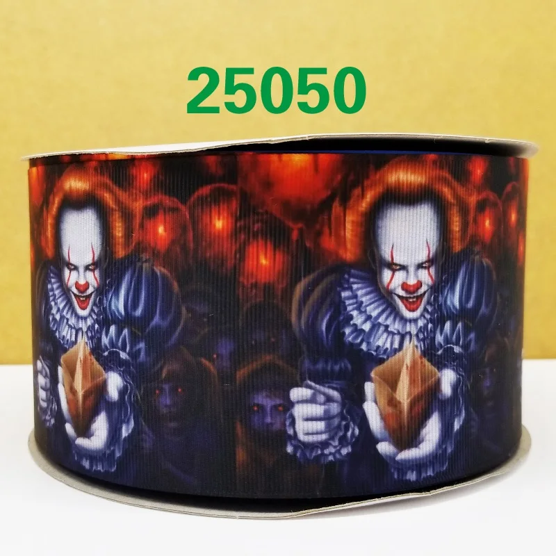 50 ярдов на размер лента для Хэллоуина с принтом корсажная лента 25050 - Цвет: 25050