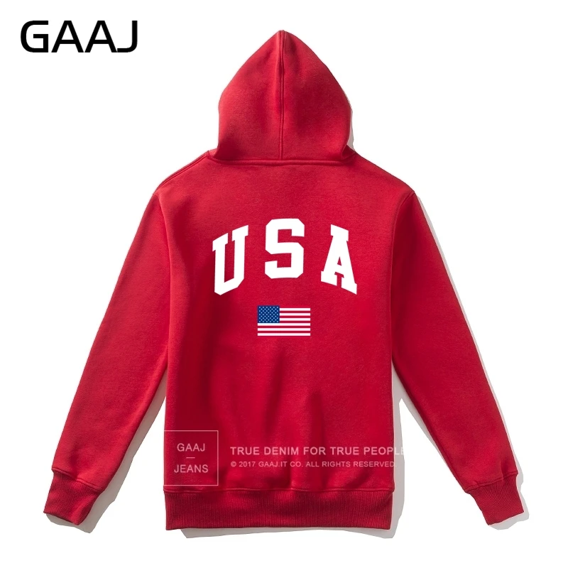 GAAJ, США, американский флаг, мужская толстовка с капюшоном, Женская Повседневная брендовая Новинка, высокое качество, мужские флисовые толстовки, хлопковые пальто