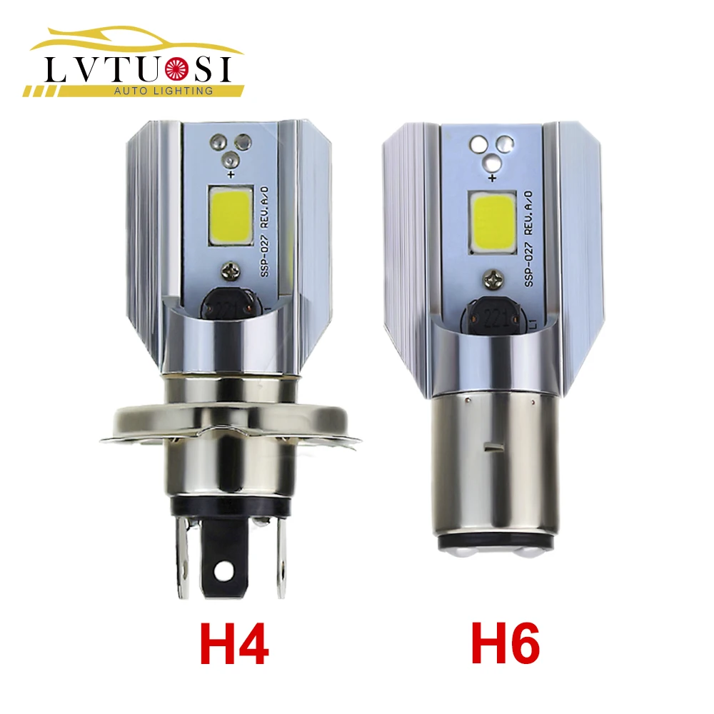 LVTUSI мотоциклетные фары H4 светодиодные H6 лампы для мотоциклов аксессуары