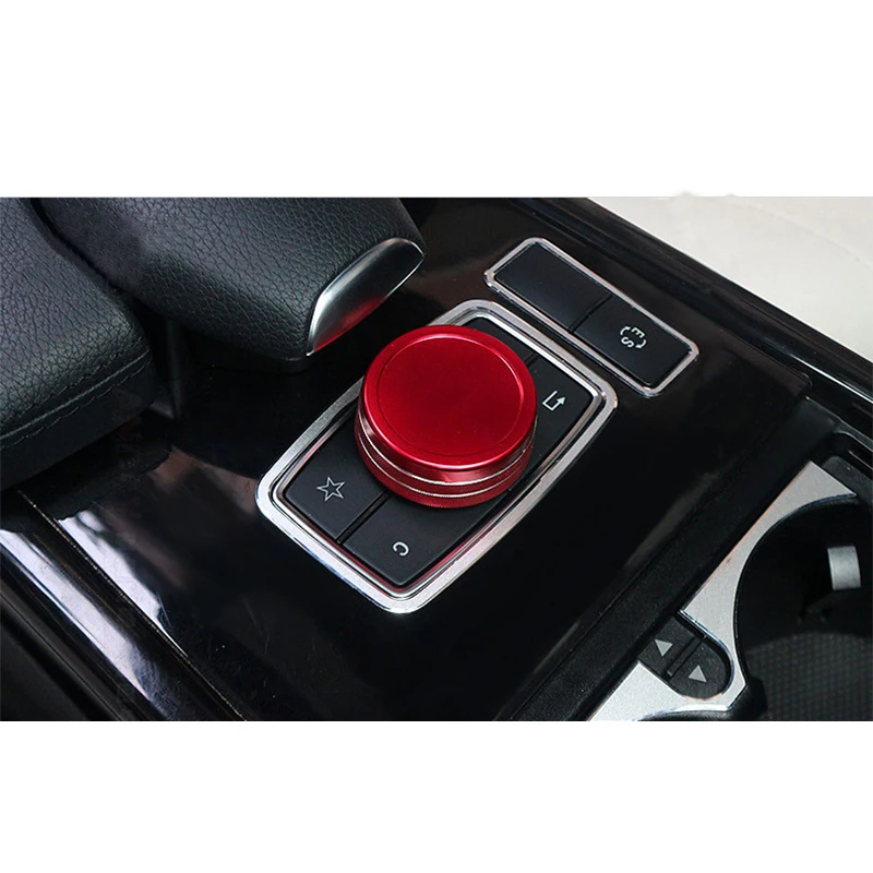 Красный подходит для Mercedes-Benz E Class W212 14-15 и C 12-14 GLK X204 13-15 мультимедийная кнопка