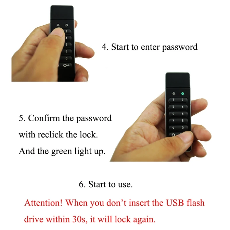 Новый USB флэш накопитель 8 ГБ 16 32 64 Гб дополнительный пароль ключ безопасный U диск