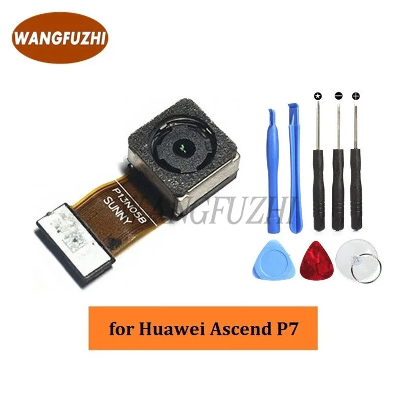 

WANGFUZHI Original Rear Back Camera Module for Huawei Ascend P7; Back Facing Camera Replacement Part With/ Without Tools