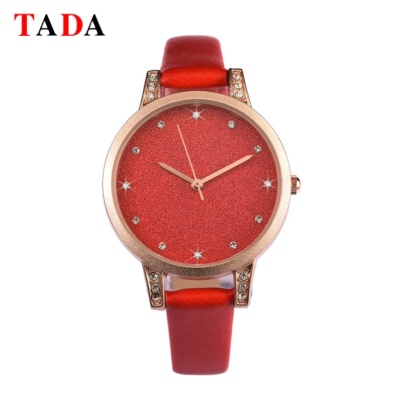 Топ Элитный бренд relojs Тада 3ATM Водонепроницаемый Япония движение Для женщин