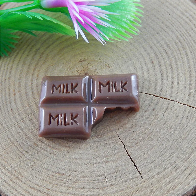 10 шт Имитация Кофе Молоко Шоколад кабошон с плоской задней поверхностью Подвески