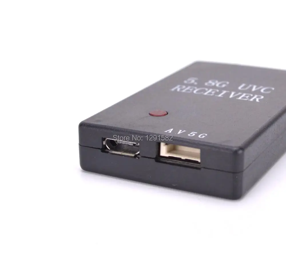 Мини ресивер 5 8G FPV UVC для видеосъемки OTG VR Android телефон с пластиковым черным или