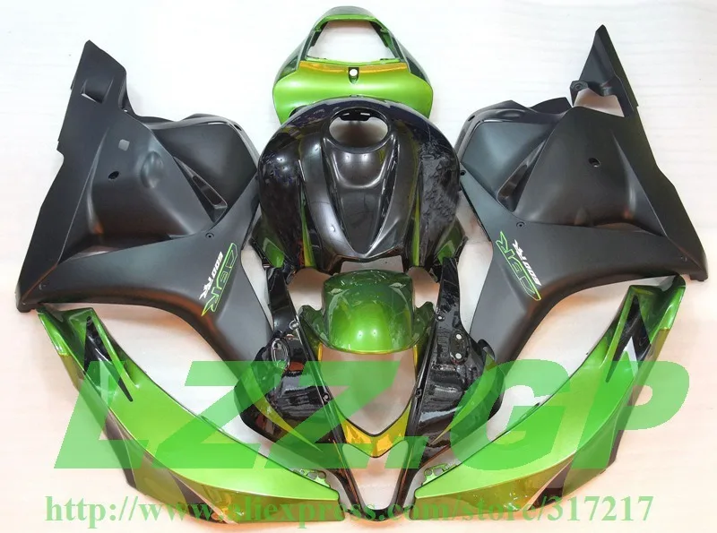 

Green black injection Fairing kits for HONDA CBR600RR F5 09 10 CBR600 RR 2009 2010 CBR 600 RR 09 10 11 12 fairings oem_qulaity L