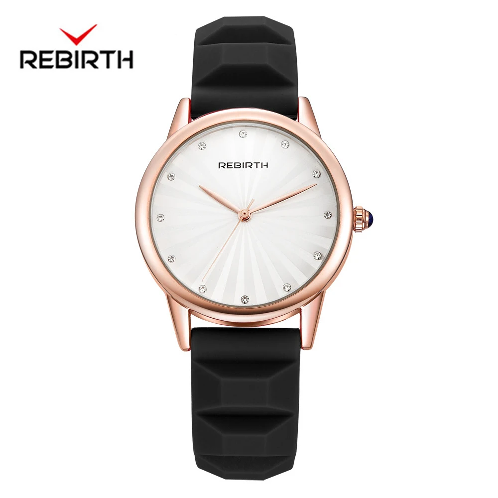2017 REBIRTH Фирменные женские часы модный браслет силиконовые ремешки для часов