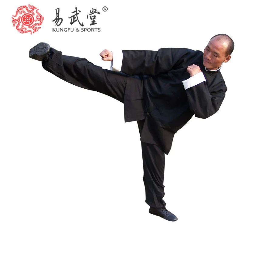 [Yiwutang] 98% помытая льняная форма с двойным лицом tai chi костюм кунг фу и одежда wu shu|tai