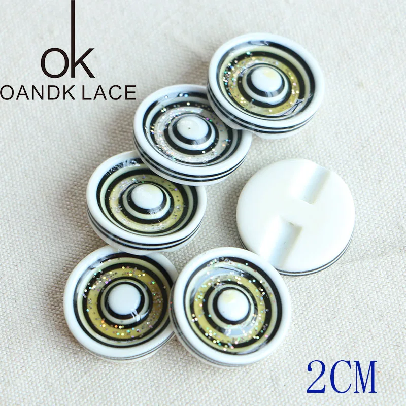 10-18MM 20PCS buttons round matte resin double-sided button coat windbreaker | Дом и сад