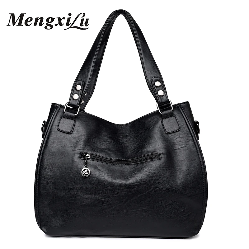 MENGXILU Лоскутные женские сумки мягкие Сумки из искусственной кожи