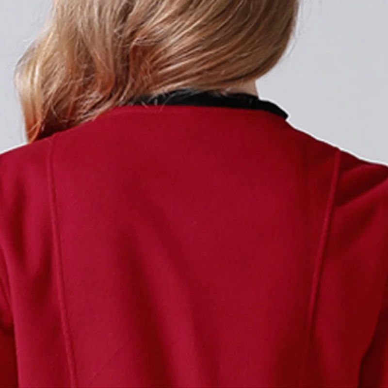 

Nice Autumn Winter Women Temperament Woolen Jackets Coats Female Casual Women Slim A-line Wool Coats Double Breasted 6Q1872