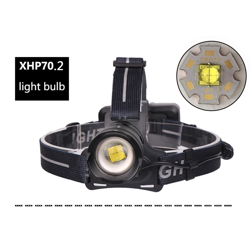 Litwod Z402808 Новое поступление CREE Xlamp XHP70.2 32 Вт 4292lm яркий светодиодный налобный фонарь фара фонарик