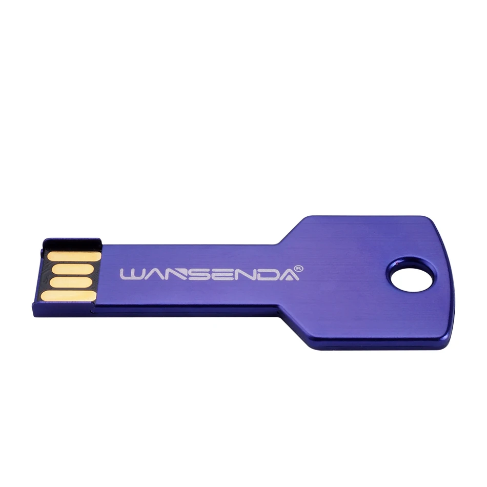 Флэш накопитель wansenda флэш ключ привода флеш карта 16 ГБ USB 2 0 металлическая Флешка