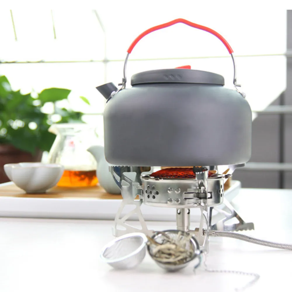 New High Quality 1.4L Alocs Aluminum Outdoor Kettle Camping Hiking Fishing Barbecue Picnic Water Teapot Coffee Pot Free Shipping | Спорт и