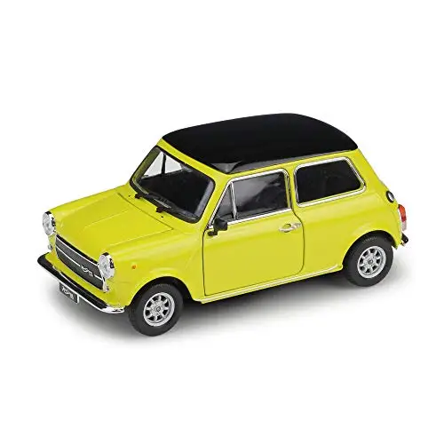 Цвет: желтый Welly 1:24 Mini Cooper 1300 литая модель спортивный гоночный автомобиль в коробке - Цвет: Цвет: желтый