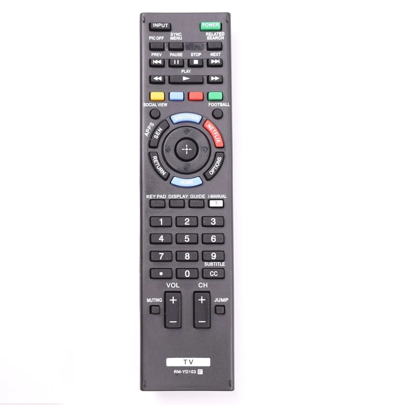 RM YD103 пульт дистанционного управления для SONY BraviaTV KDL 32W700B 40W580B 40W590B 40W600B 42W700B 60W630B XBR