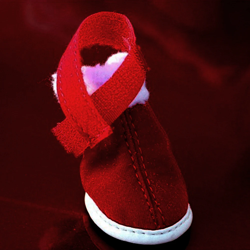 Зимняя обувь для собаки питомец собака теплая замшевая зимние сапоги | Дом и сад