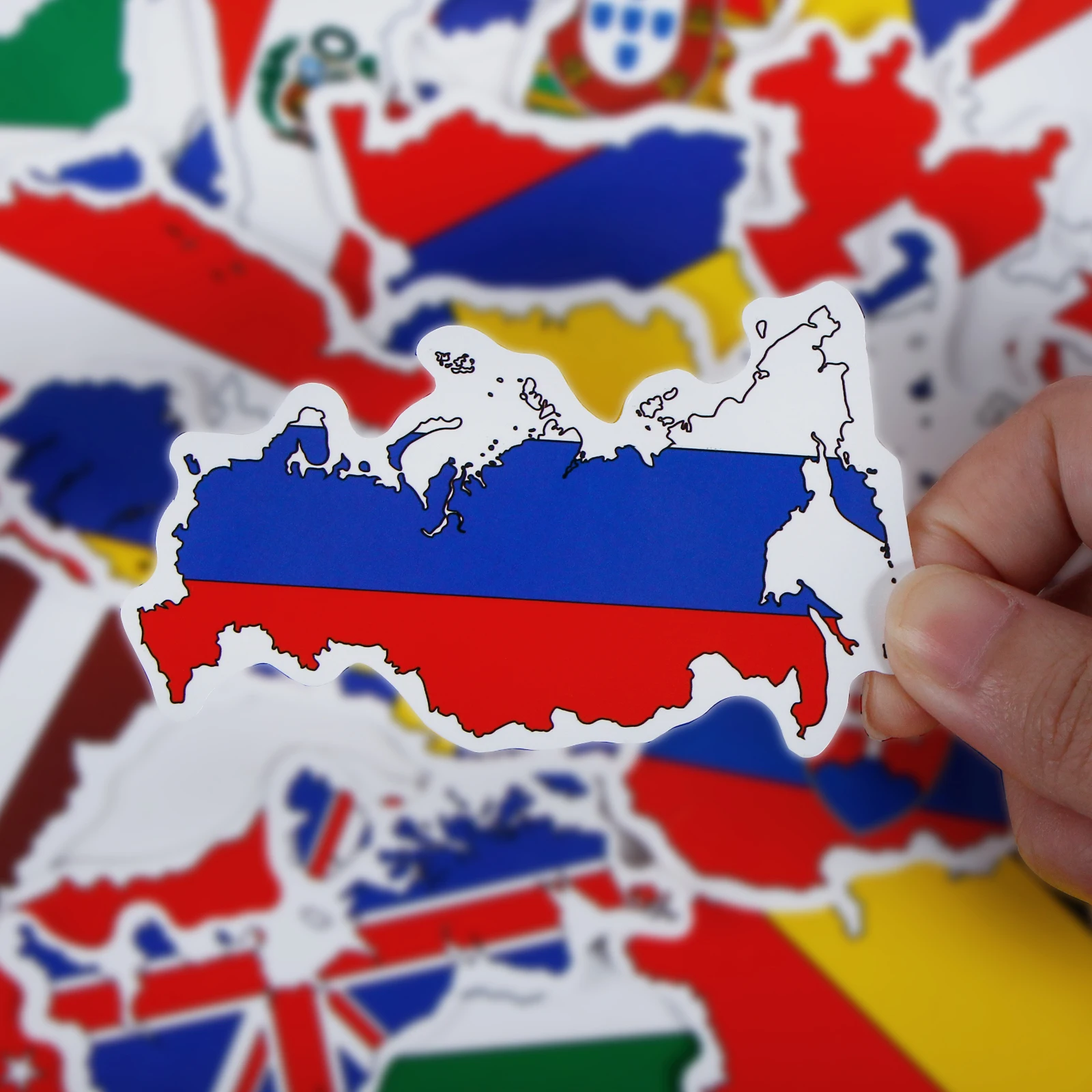 50 шт. наклейки с национальным флагом игрушки для детей страны карта наклейка