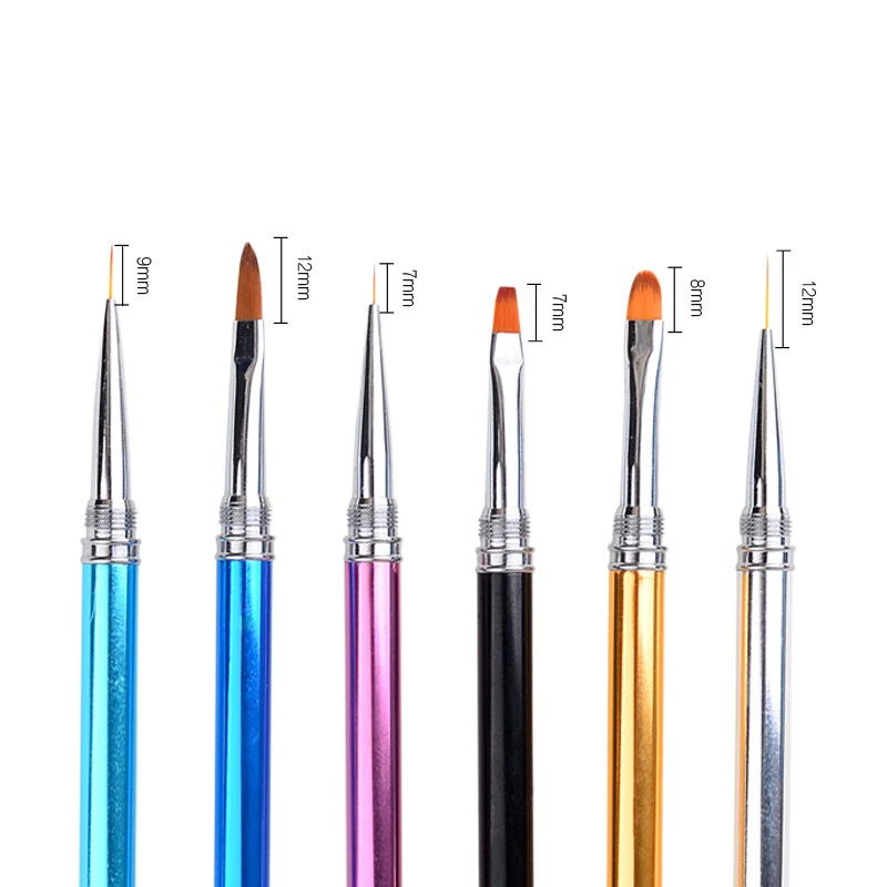 Дизайн ногтей ручка с кисточкой горный хрусталь алмаз УФ гель профессиональная