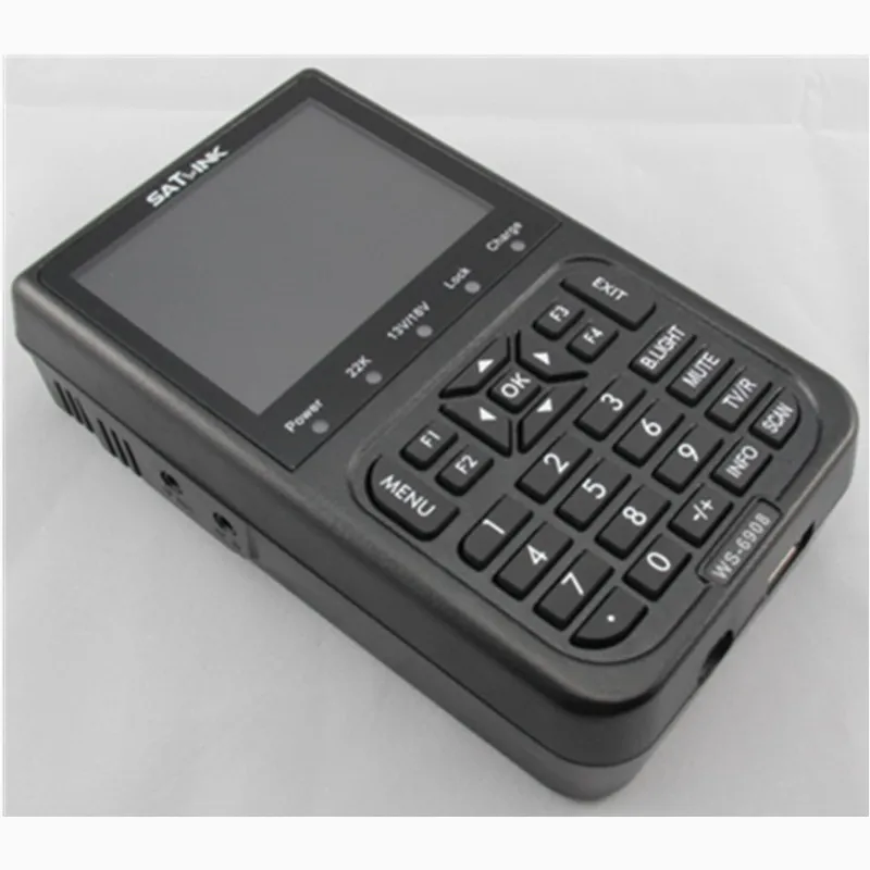 Оригинал Satlink WS 6908 3.5 дюйма ЖК дисплей DVB S FTA цифровой спутниковый сигнал искатель