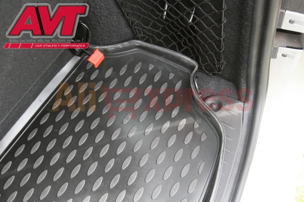 Trunk mats for Lada Largus 2012- 7 places 1 pcs rubber rugs non slip interior car styling accessories | Автомобили и мотоциклы